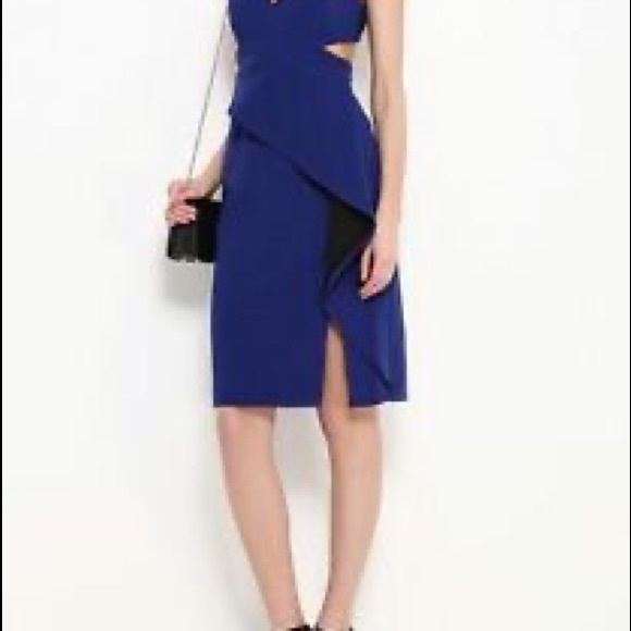 BCBG blue dress 🎊 Sale 🎊 - Picture 2 of 3